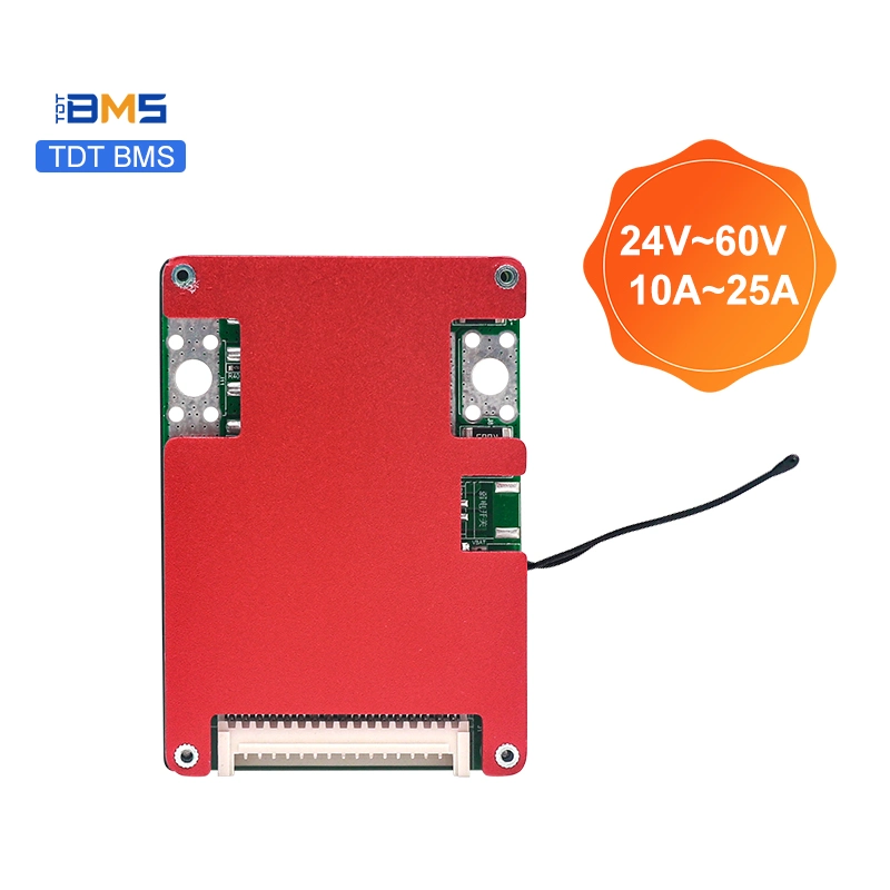 Tdt Manufacturer Lithium BMS 7s 8s 10s 13s 14s 24V 36V 48V 15A 20A LiFePO4 Li-ion Battery Management System BMS for E-Bike