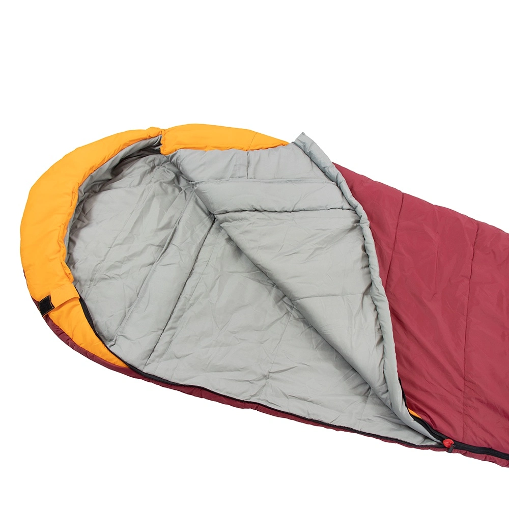 Thick Customized Logo Emergency Sleeping Bag with Neck and Zip Baffle