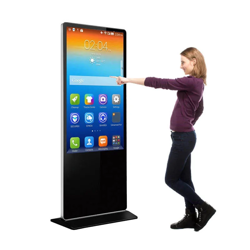 Indoor Ad Player Android/Window Lobby Digital Signage Player 43/55 Zoll WiFi Touchscreen Kiosk Display Werbeausstattung Foto Booth Maschine