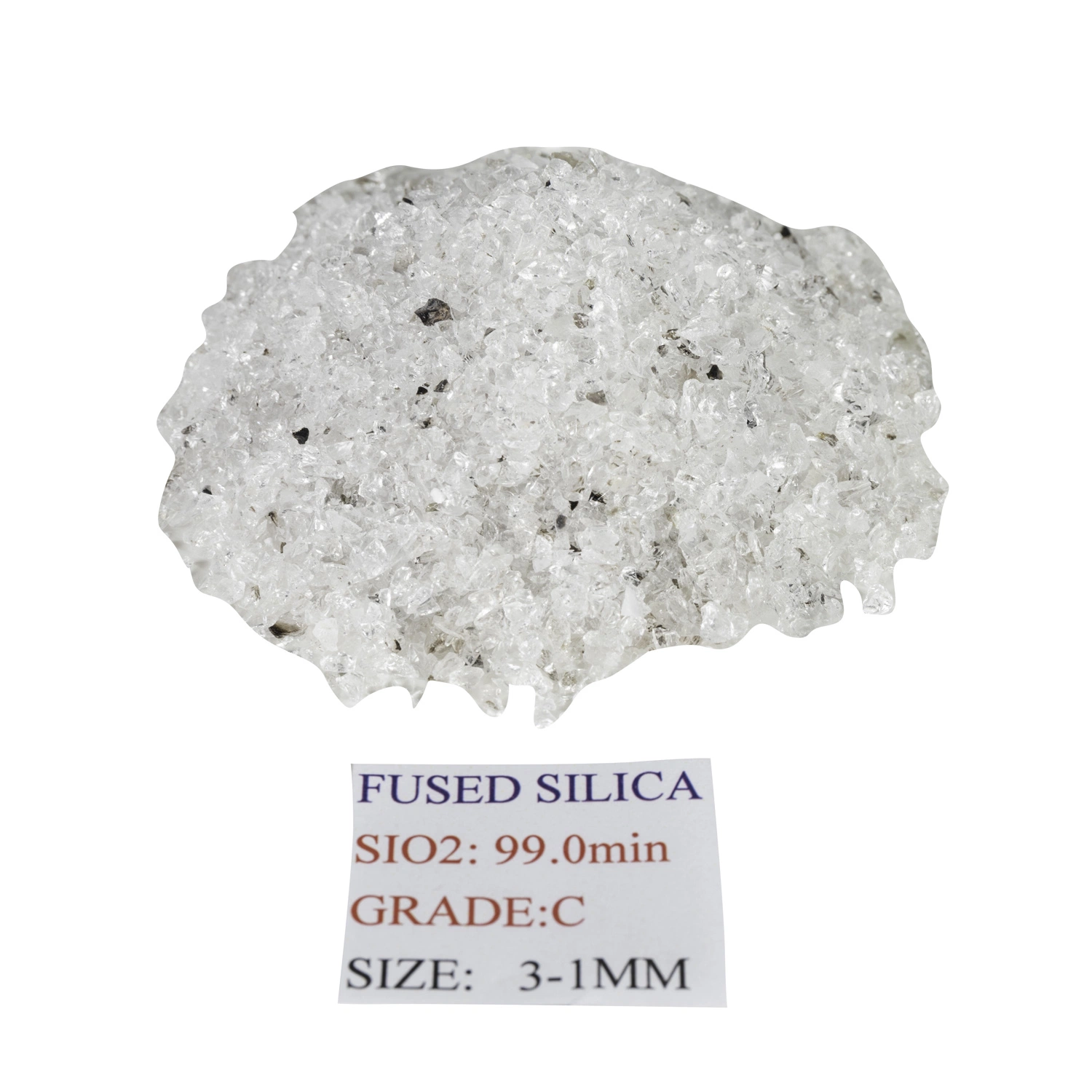 Full Series Grade White Fused Silica Sand/Powder with Low Thermal Conductivity