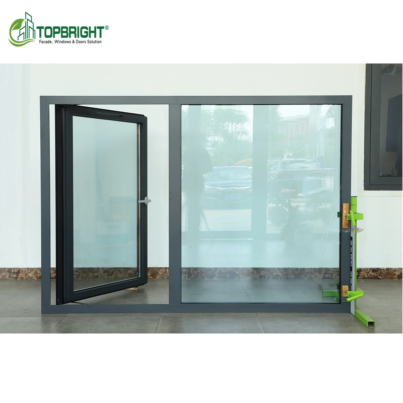 Topbright Narrow House Window Casement Compose Hurricane Impact Aluminum Window Glass