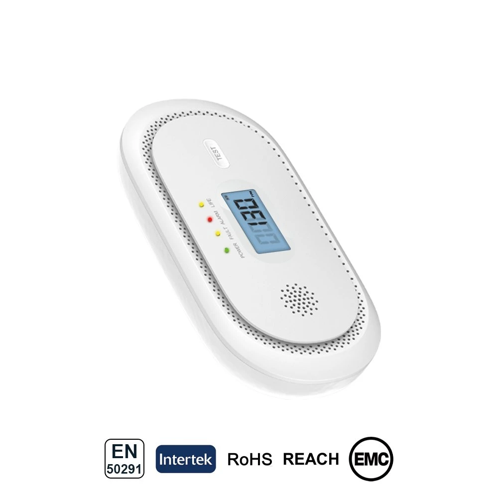 Standalone Battery Operated Co Gas Leak Carbon Monoxide Alarm