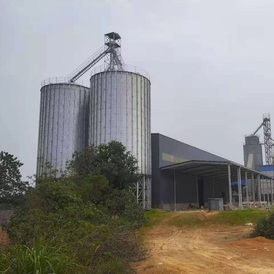 Professional Design Wheat Rice Galvanized Grain Silo of Agriculture Machinery Equipment