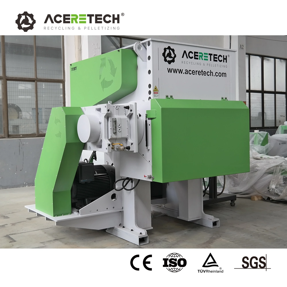 Aceretech Free Accessories Wood Pallet Single Shaft Used Plastic Shredder Granulators