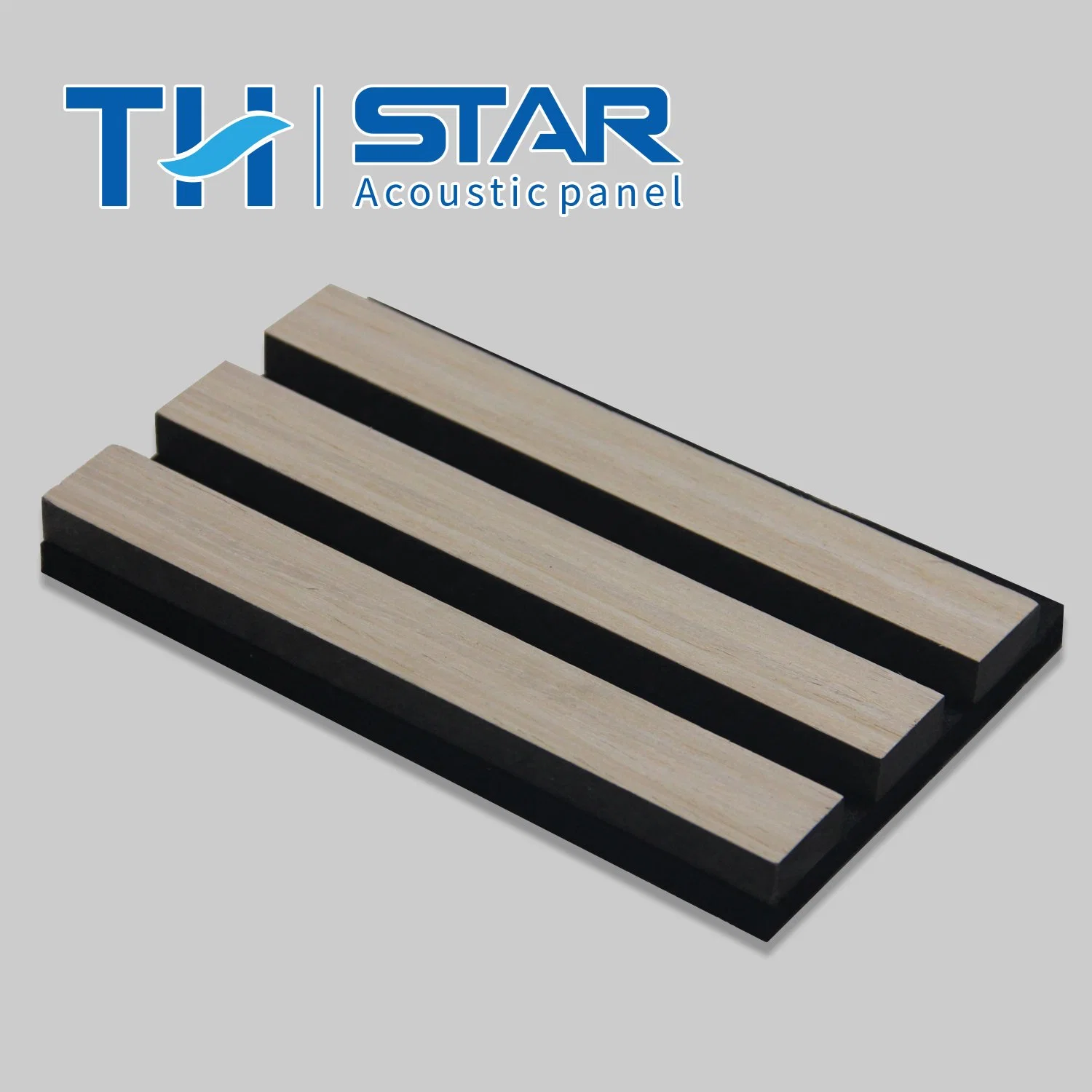 Factory Sound Absorption Decorative Board 2400*1200 HDF+Pet Slat Wood Acoustic Panel for Indoor Natural Wall and Ceiling