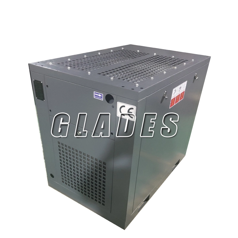 China Professional silencioso compresor de aire de tornillo de 15kw 45 kw Equipos Industriales