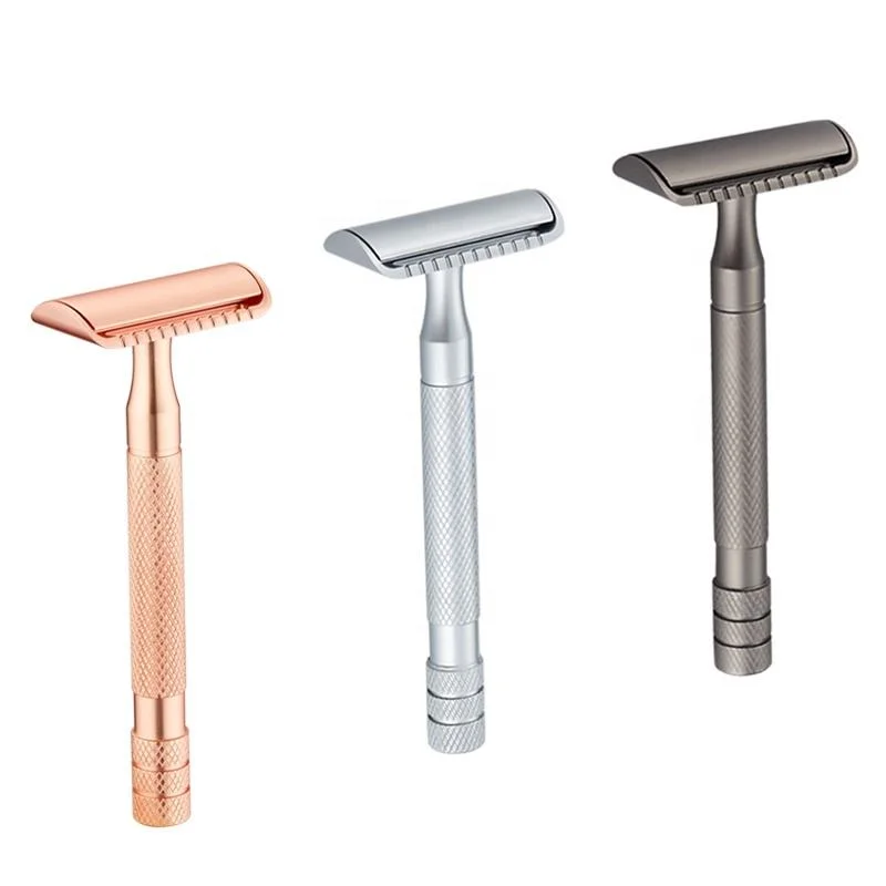 D663 Good Quality Ready to Ship Plastic Free 3 Piece Men&prime; S Shaving Safety Razor