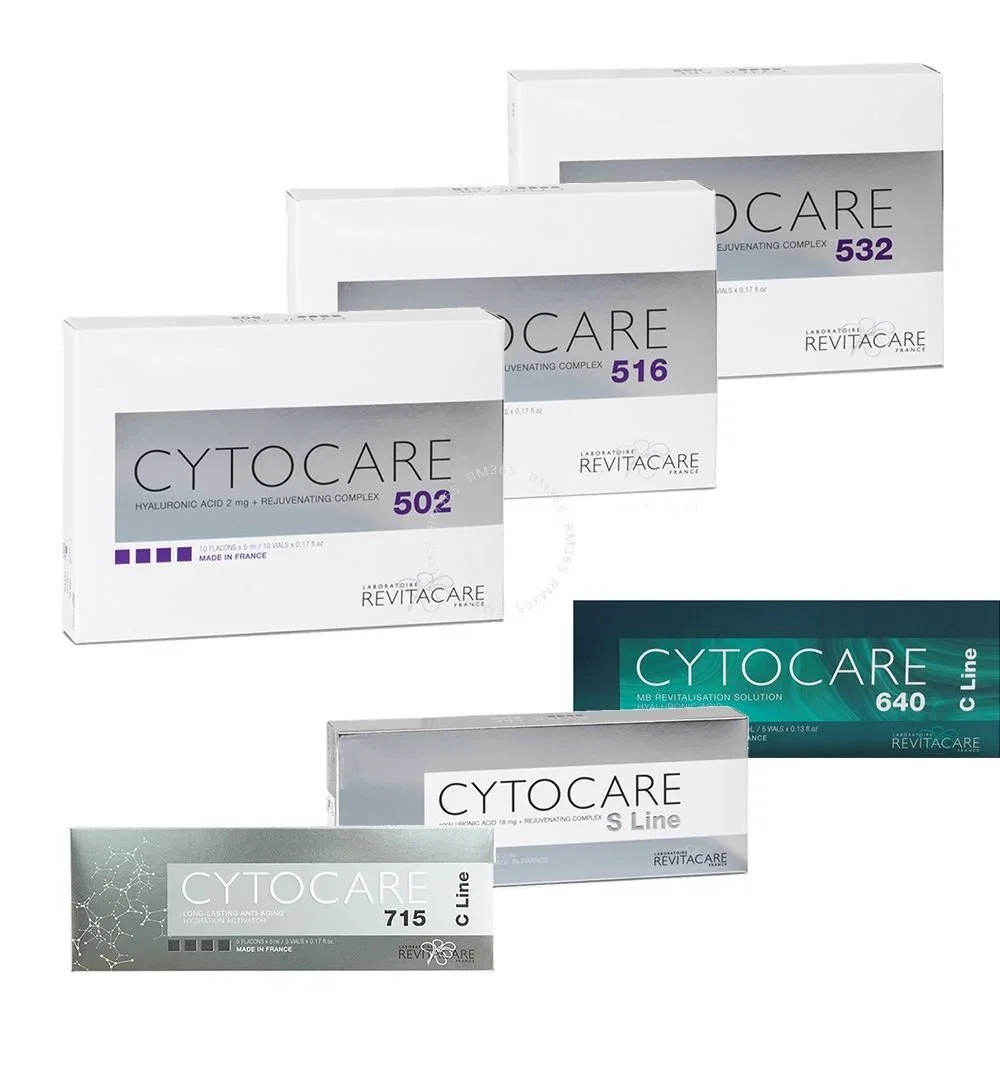 France Cytocare 715 peau Booster blanchiment injection acide hyaluronique soutireuse Anti-Wrinkle enlever les rides peau régénération cellulaire cytocare 516/532/640