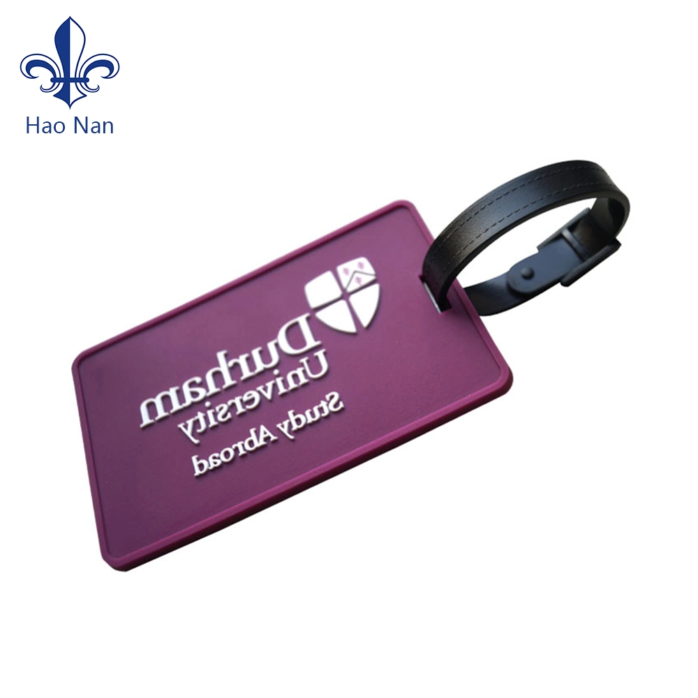 Fashion Design Promotional Gift Soft PVC Bulk Luggage Tag