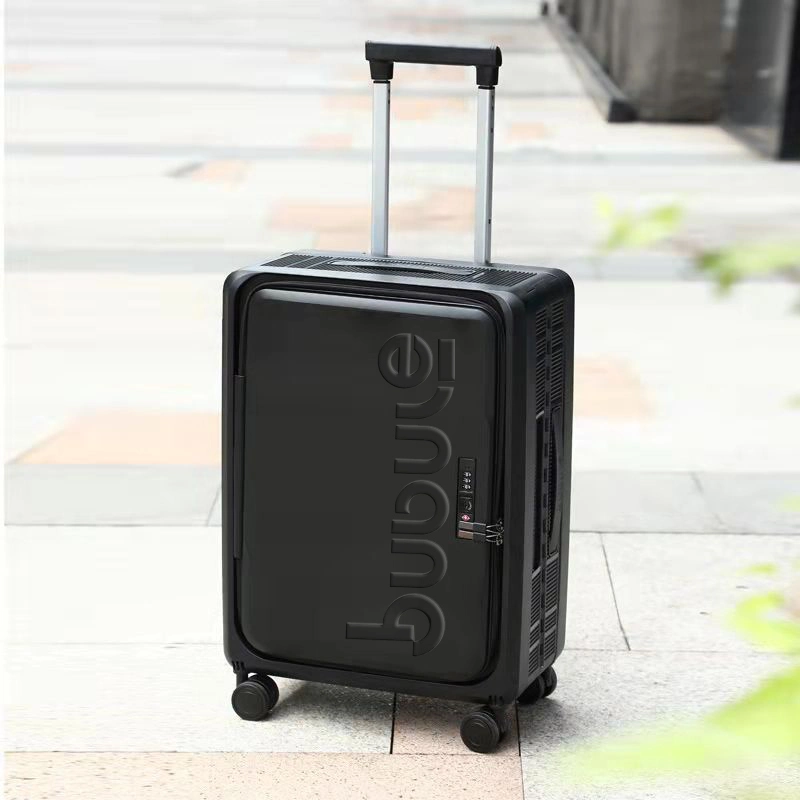 Factory Wholesale Low MOQ Foldable Spring out Light Weight Luggage Travel Bags, Pink Foldable Box with Wheels