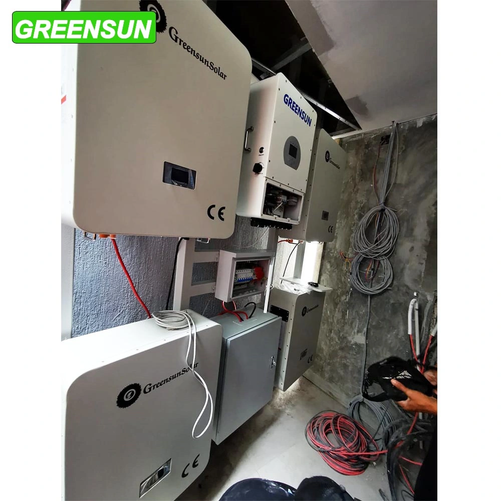 Batería de ion litio Greensun Tesla 10kwh LiFePO4 48V 100ah 200ah Batería de almacenamiento solar Powerwall