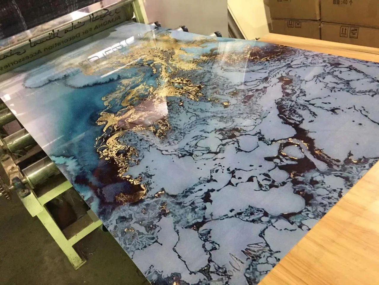 PVC Composite 1220*2440*3mm 3D Print Sheet UV PVC Marble Board for Interior Decorating