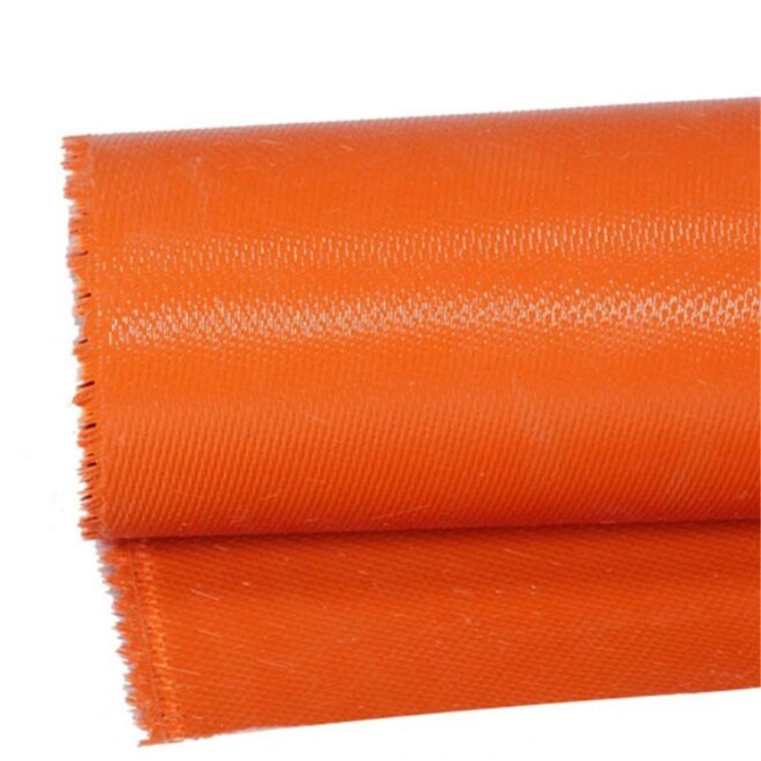 Silicone Coated Adhesive Fireproof Fabric Fiberglass Cloth