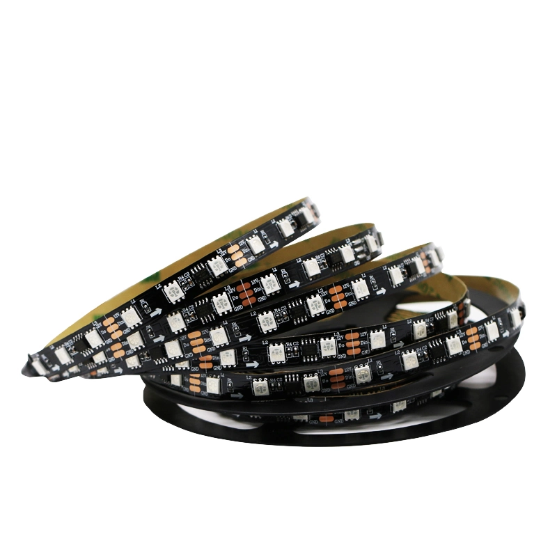 SMD5050 Flexible IP20 IP65 IP67 Waterproof 12V 24V Ws 2811 60LEDs/M RGB LED Strip Rope Bar Light