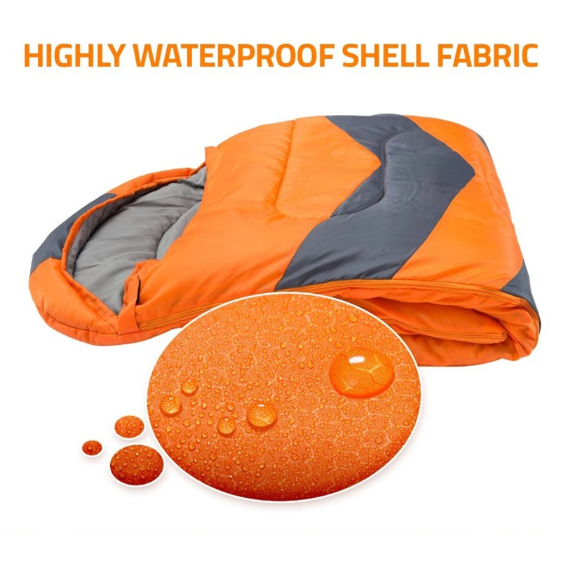 Outdoor Mountaineering 3 Season Waterproof Lightweight Camping Sleeping Bag for Adults & Kids