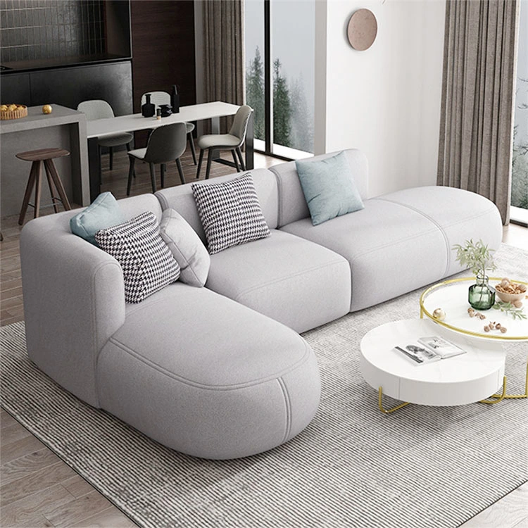 Nordic L Shape Sectional Sofas Furniture Couches Luxury Living Room Sofa