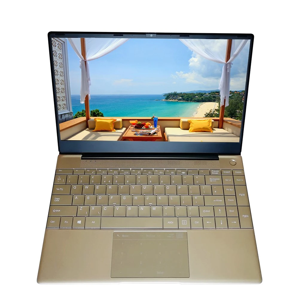 15.6 Inch Beautiful Rose Gold Laptop Computer DDR4 RAM 8GB SSD 1tb Notebook with Backlit Keyboard Laptops for Office Laptop