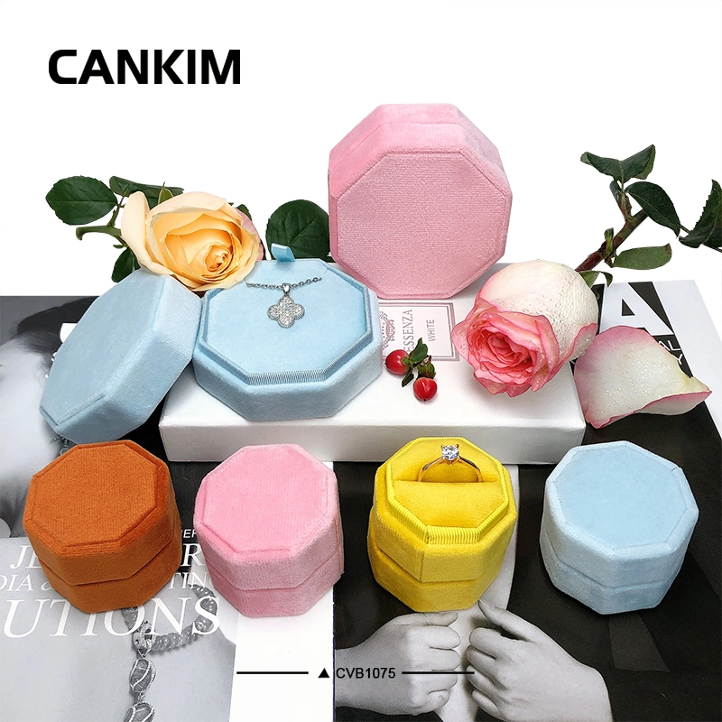 Cankim Ring Jewelry Box Ornament Gift Storage Ring Box Jewelry Logo Boxing Ring for Sale