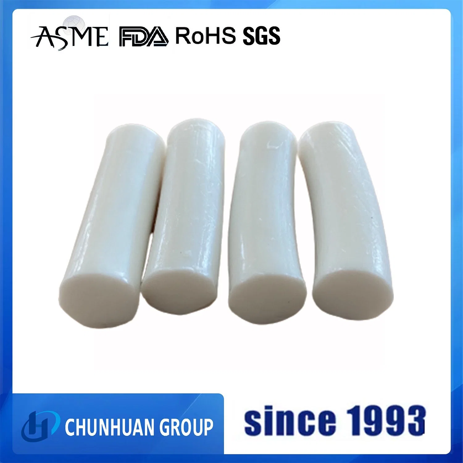 Customized Size PTFE Expanded Plastic Rope Solid Core Sealing Strip