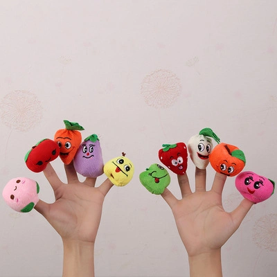 New Style Stuffed Toy Soft Plush Educational Finger Hand Puppet