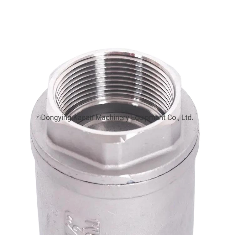 3/4" 1 1/2" 1" Stainless Steel CF8 1000 Wog Vertical Check Valve