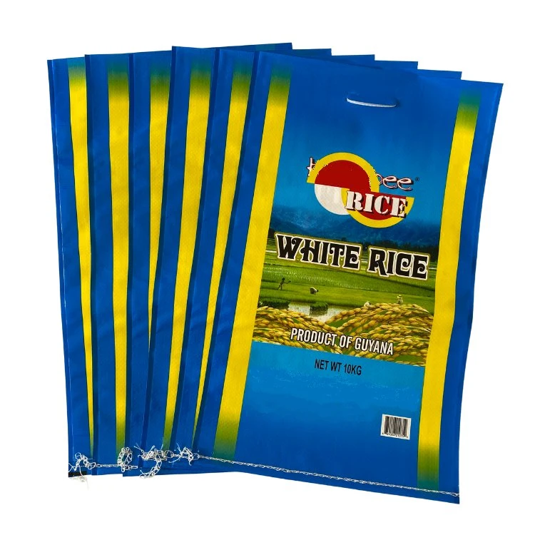 BOPP Laminated Moisture-Proof Package for Rice Packing with D Cut Handle