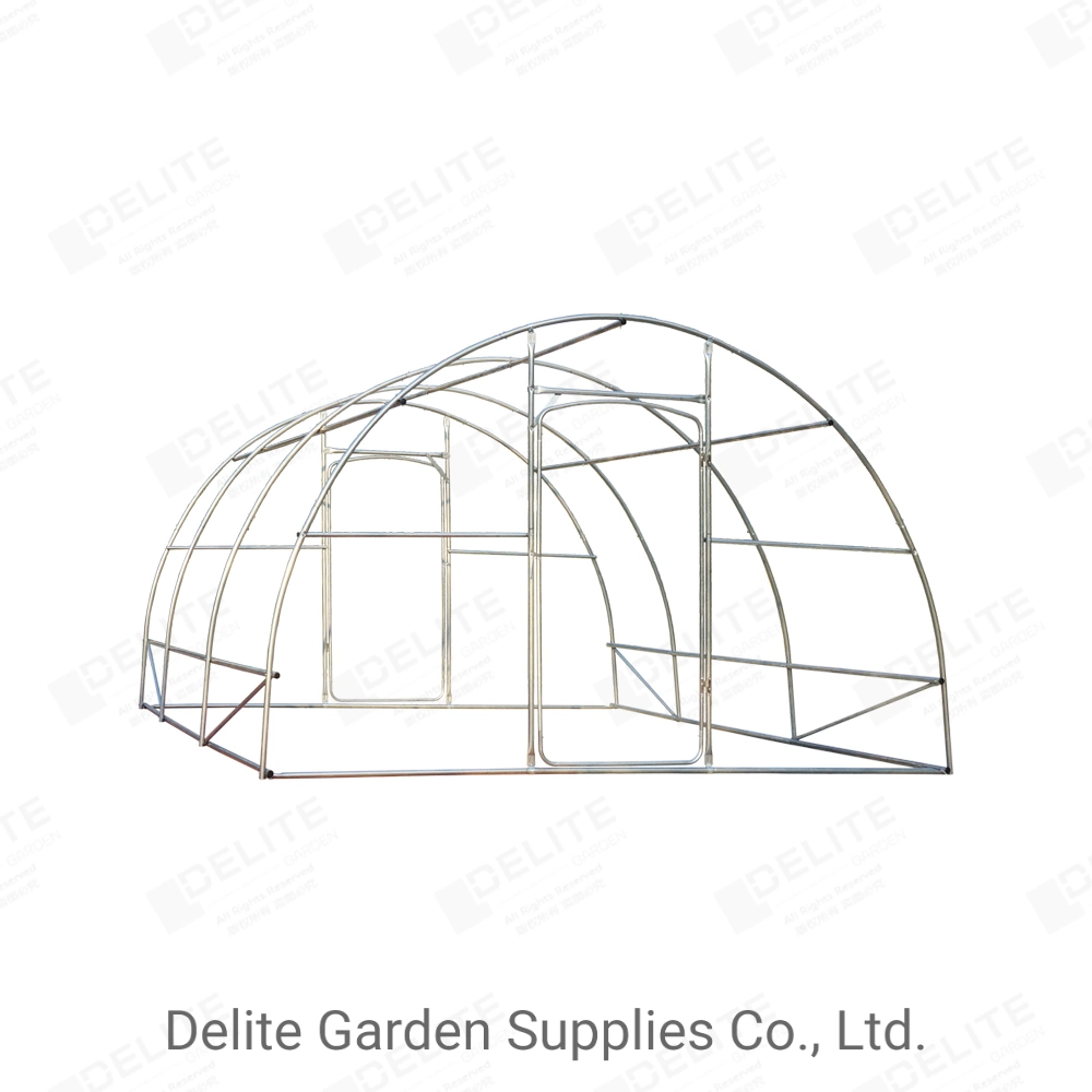 8FT Height Polytunnel Greenhouse Chicken Coop Run Poultry Farms Equipment Gardening Tools