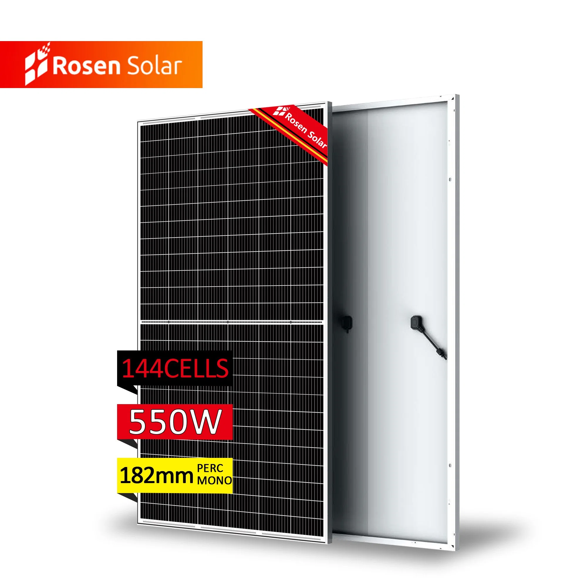 Bifacial Solar Panel 530W 540W 550W Double Glass Warehouse Price in Stock