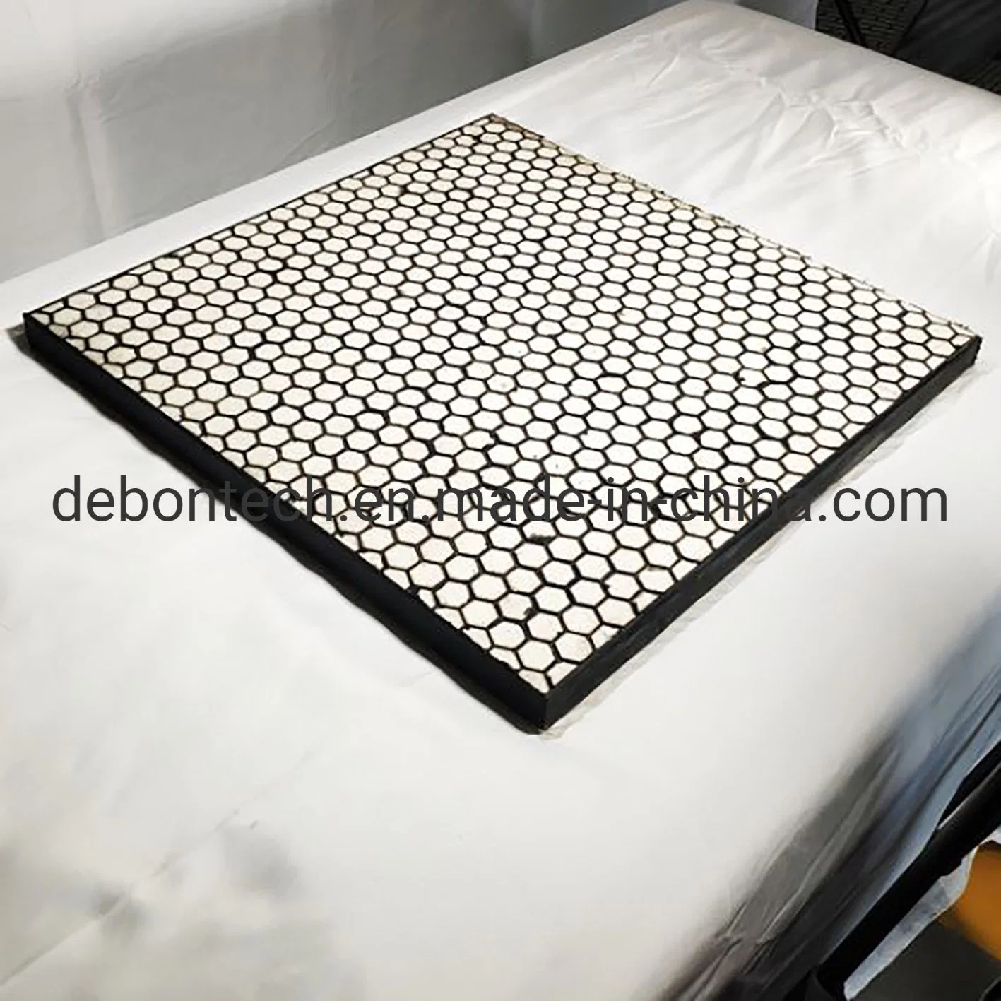 Customized Mineral Metallurgy Wear & Impact Resistant Alumina Ceramic Rubber Lining