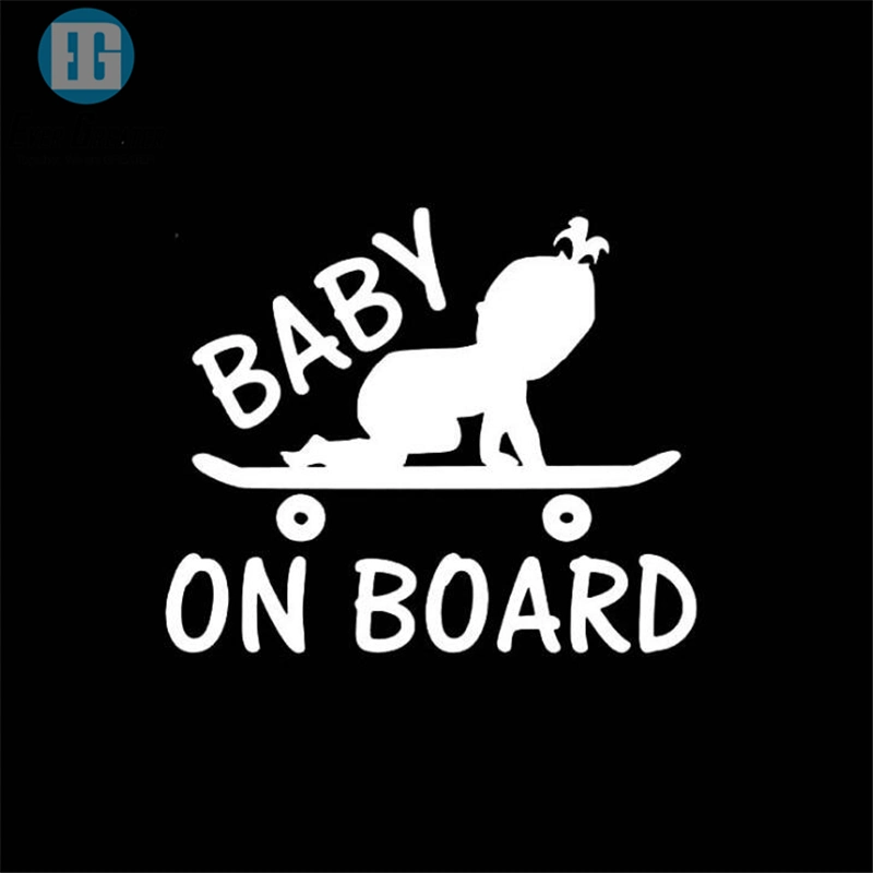 Baby in Car/Baby on Board Reflective Customized Car Sticker Baby on Board Sicker