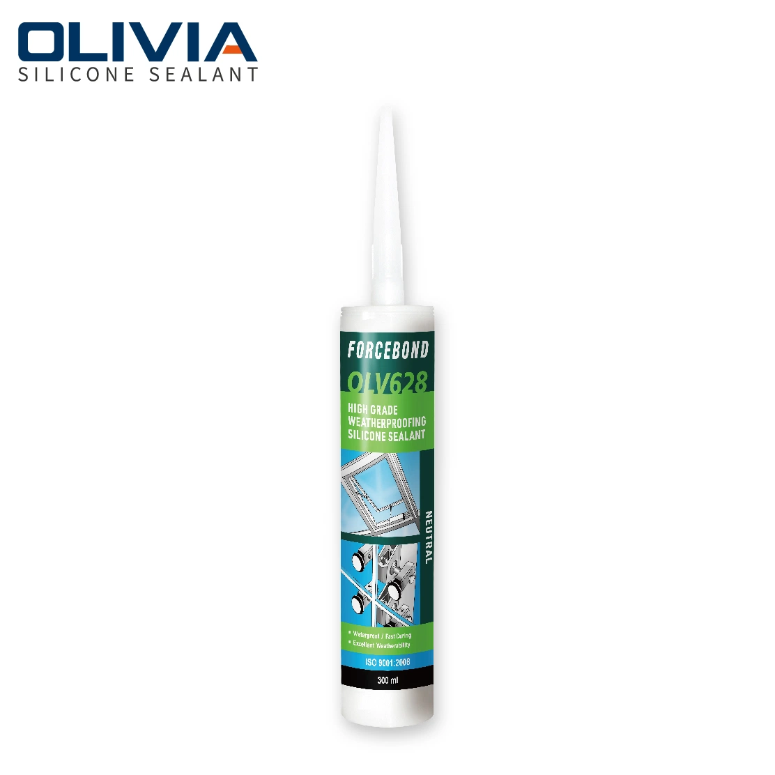 2022 Chemicals Packing Material Gap Filler Olv628 Glass Rubber Adhesive for Construction