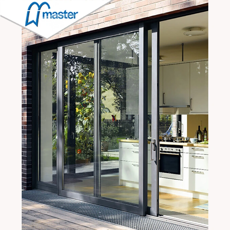 Custom Glass Pocket Doors Lowes Sliding Slide Door in The Wall Safety Fibre Sliding Door for Kitchen Entrance