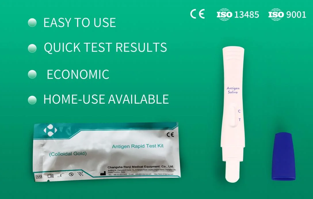 Factory Supply Medical Diagnostic Saliva Swab /Mouth Types Antigen Rapid Test Kit