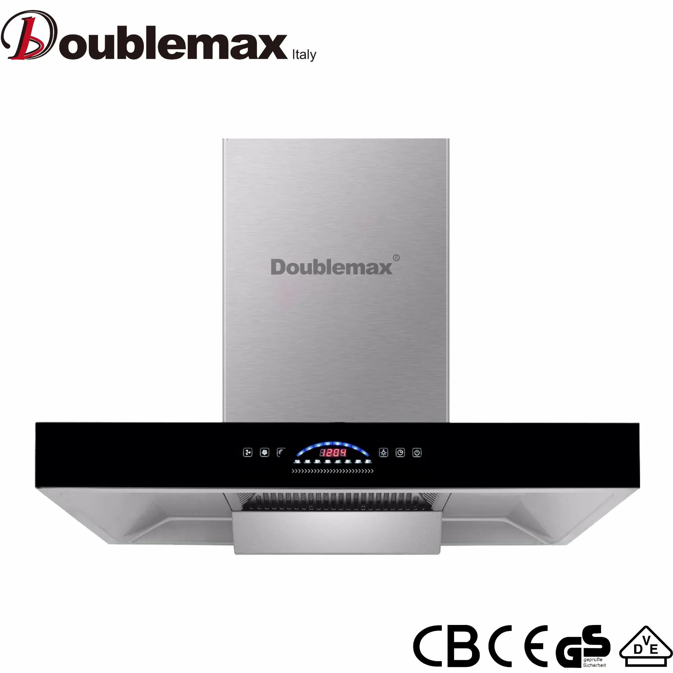 Simple Rental High Speed Top and Side Dual Suction T-Shape Range Hood