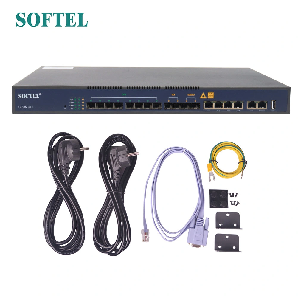 FTTH Gpon Epon Vsol 4 8 Port Olt Optical Line Terminal Olt