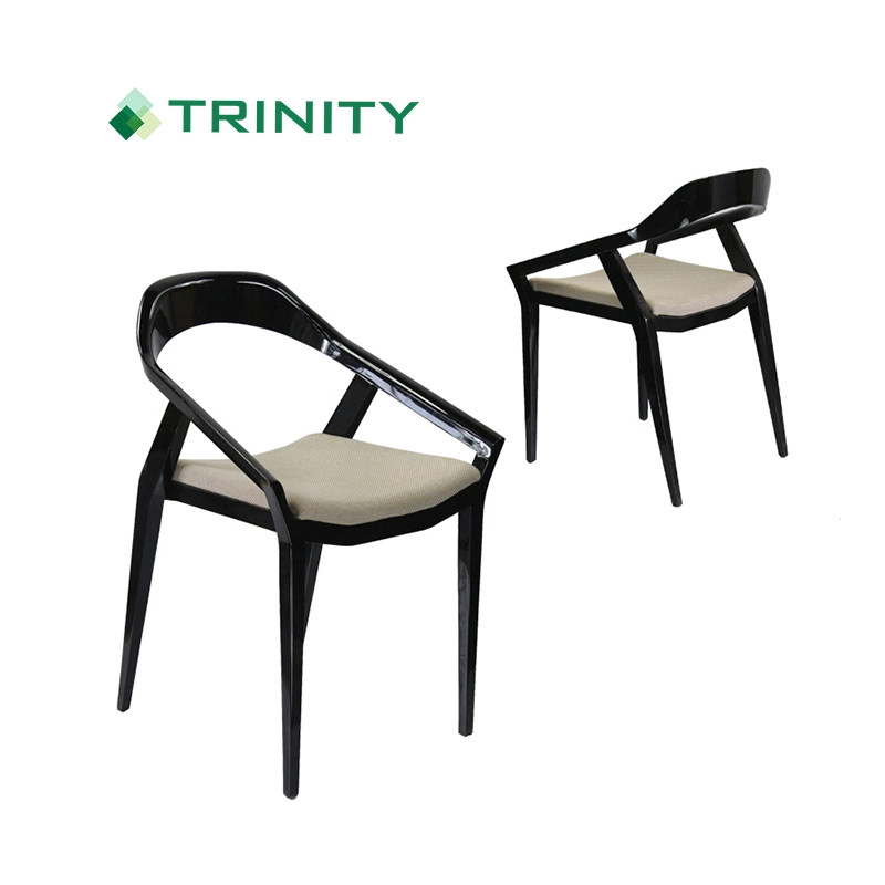 Elegant Leather Dining Restaurant Chair Chinese Furniture with High Performance