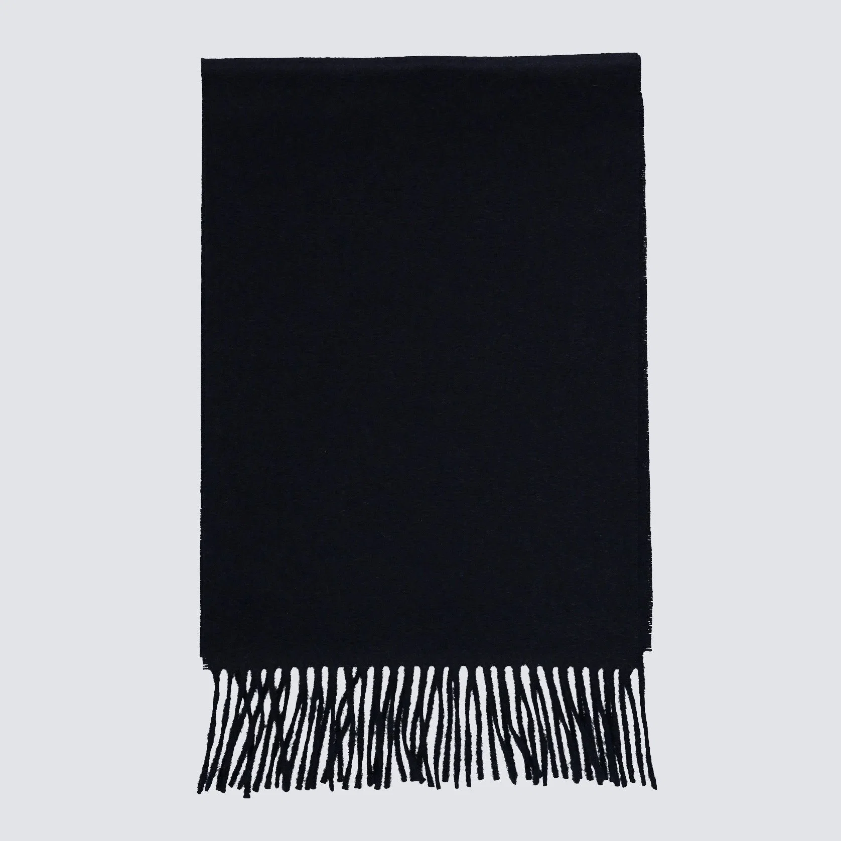 100% Cashmere Plain Unisex Woven Scarf Apparel Accessories with Fringes