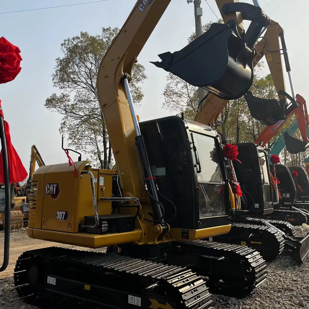 A mais vendida 7 toneladas usou Cat307 usou Mini Escavadora para Venda Cat 306 Cat 307 Cat 308 Cat 320 usado Escavadora usada