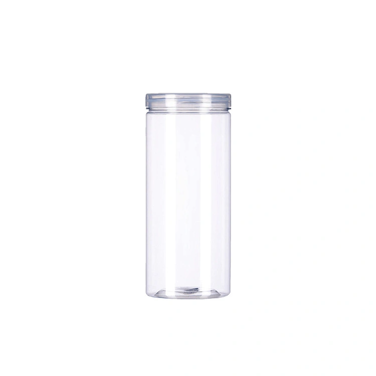 6.5*15cmwide bouche bouteille, scellé peut l'emballage, bouteille en plastique transparent avec couvercle