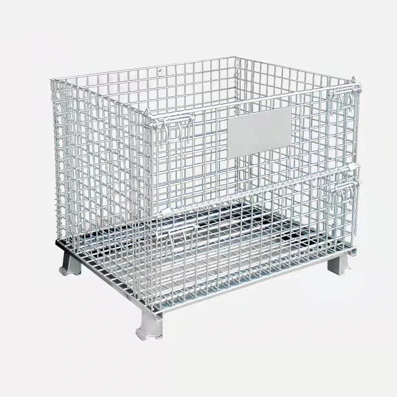 Zinc Plating Wire Mesh Storage Pallet Box