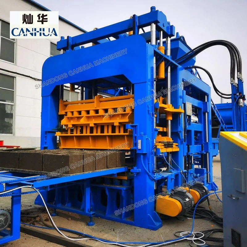 Qt6-15 German Technology Automatic Africa Cement Block Brick Making Production Line