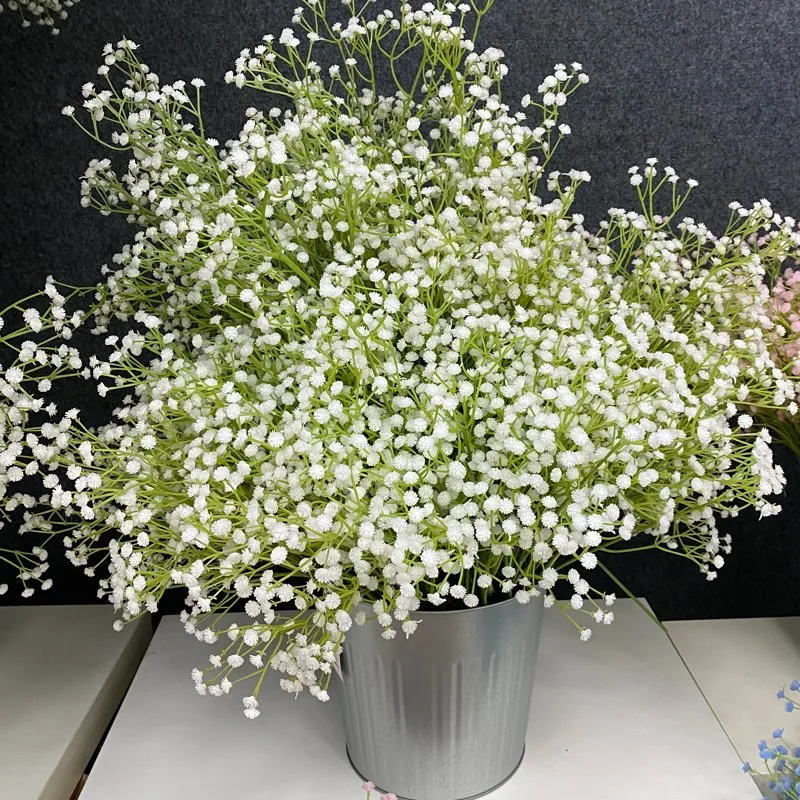 Искусственные цветы Gypsophila Babysbreath заводская цена для проведения свадеб оформление фоне