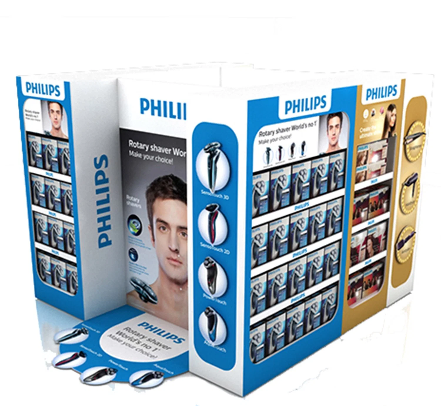 Wholesale Promotional Clothing Corrugated Cardboard Hook Display for Underwear in Clothes Shop