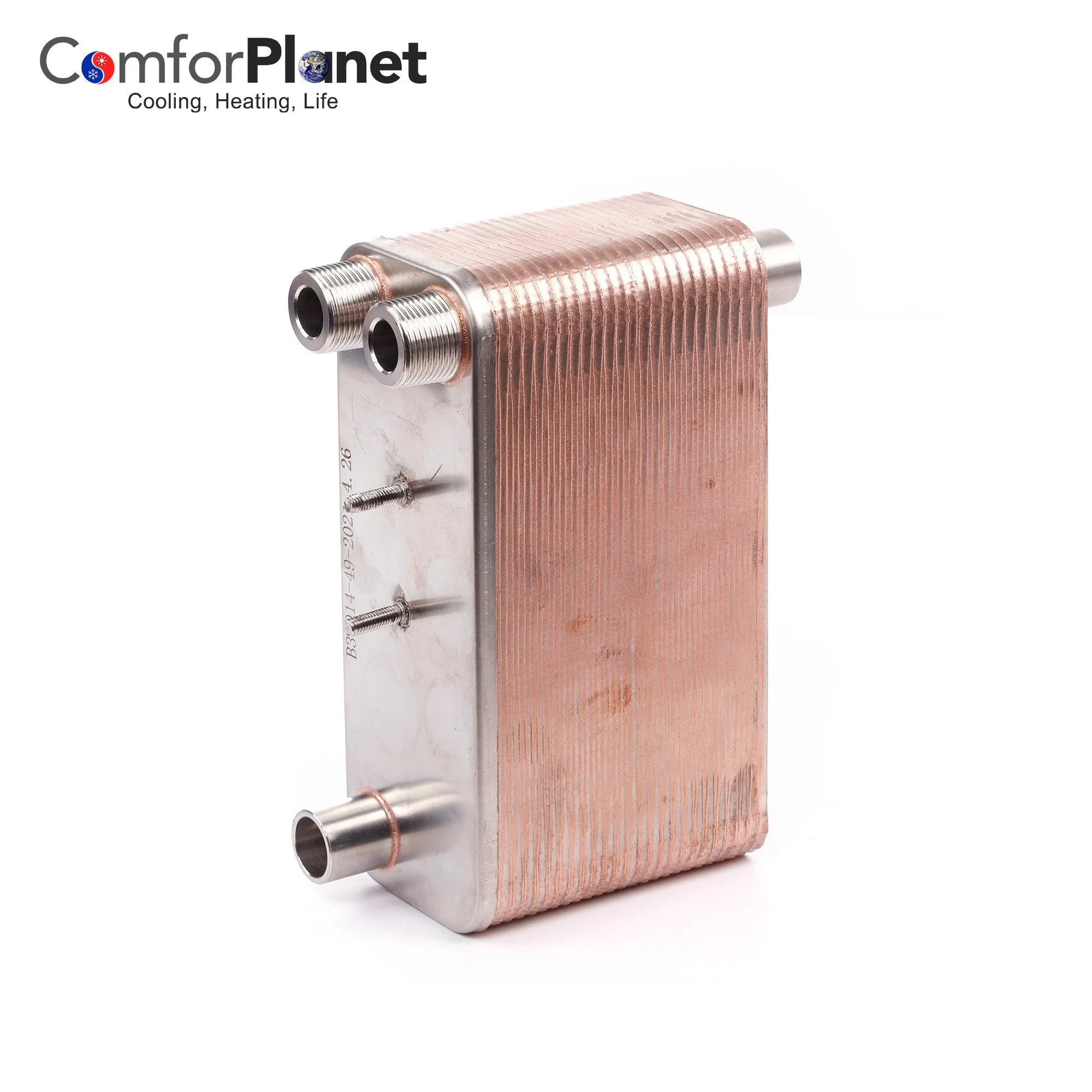 China High Pressure Factory Braze Plate Heat Exchanger for Condensing Units