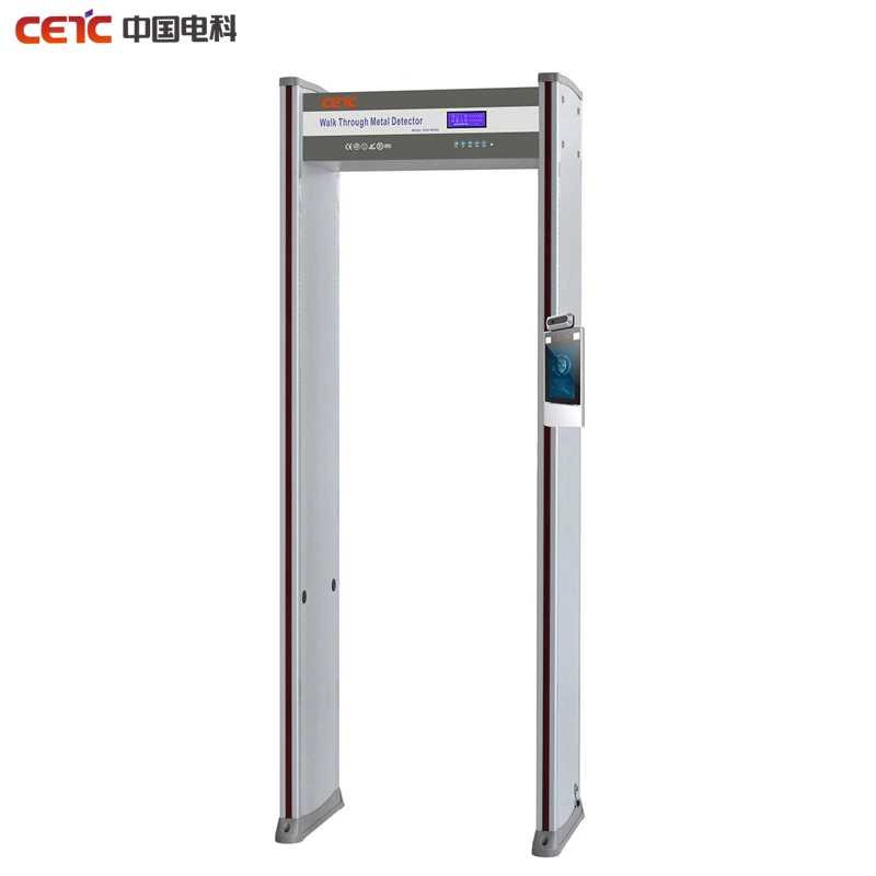 Walk Through Metal Detector with Non-Contact Temperature Measuring and Face Identification Function Machine