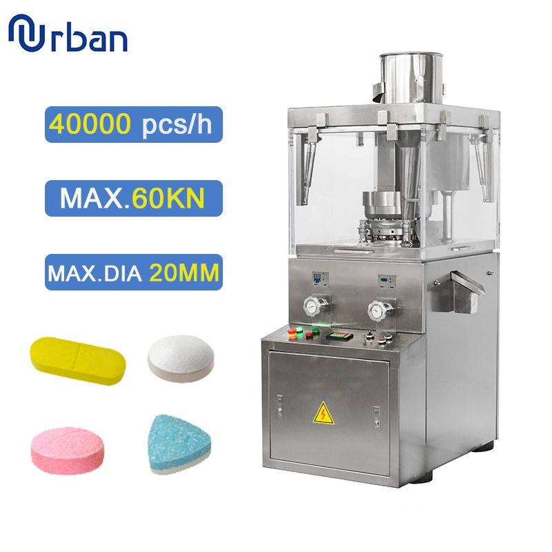 Máquina de prensagem automática rotativa de comprimidos de sal, alimentos, doces, leite, açúcar.