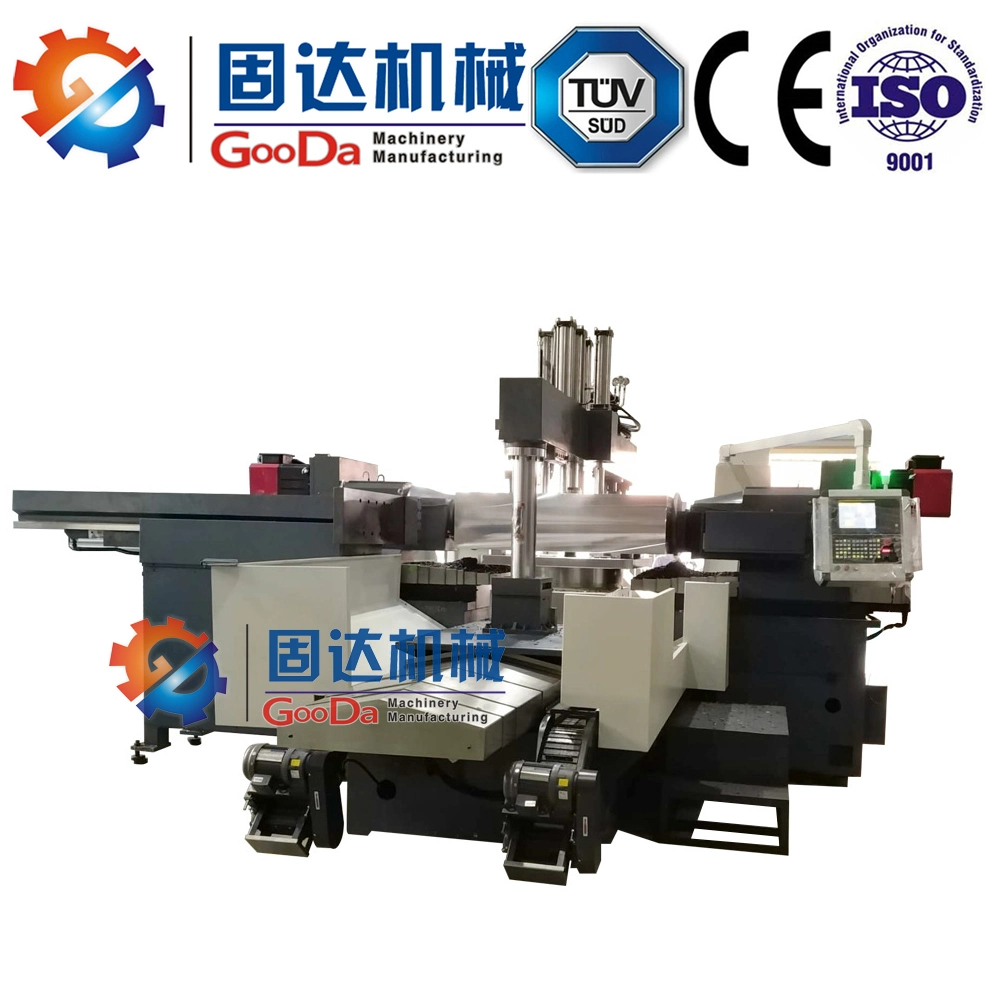 Gooda China Maquinaria Doble cara Fresa máquina con sistema Fanuc (TH-1600NCA)