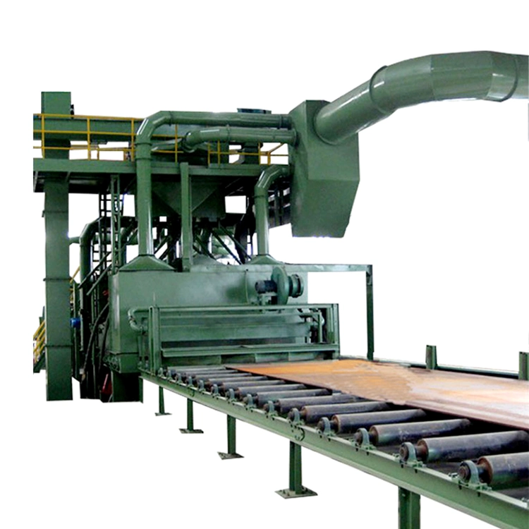 Steel Plate Roller Conveyor Type Shot Blasting Machine