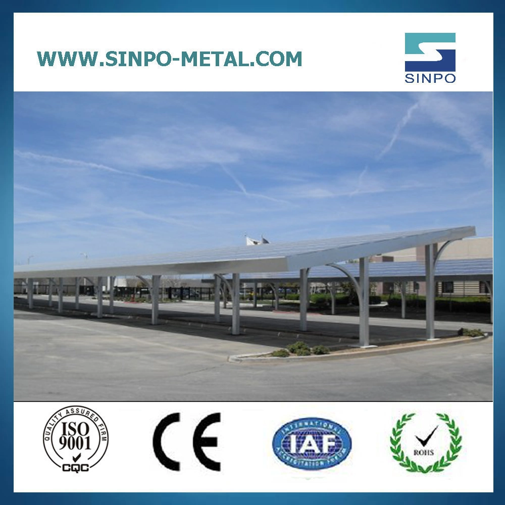 Designable Solar Carport/Parking Lot/Car Parking Structure Aluminum Mounting Bracket