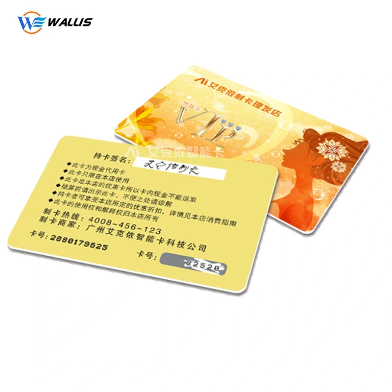 Printable Scratch PVC Pet PETG Polycarbonate Prepaid Scratch Smart RFID Card for Mobile Phones